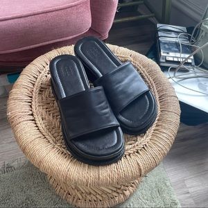 Black Platform Sandals
